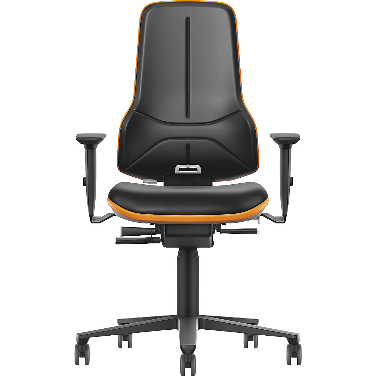 Pracovní otočná židle pro velká zatížení NEON XXL, kolečka – bimos (Obrázek výrobku 2)-1