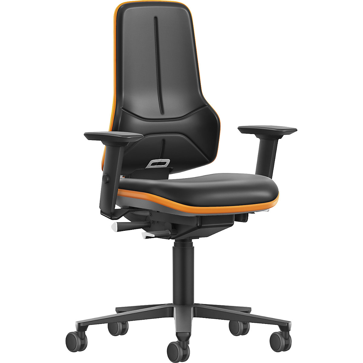 Pracovní otočná židle pro velká zatížení NEON XXL, kolečka – bimos