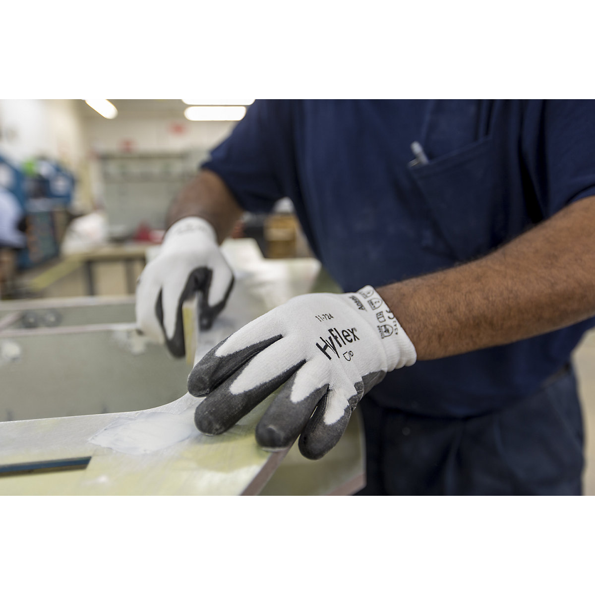 Pracovní rukavice HyFlex® 11-724 – Ansell (Obrázek výrobku 4)-3