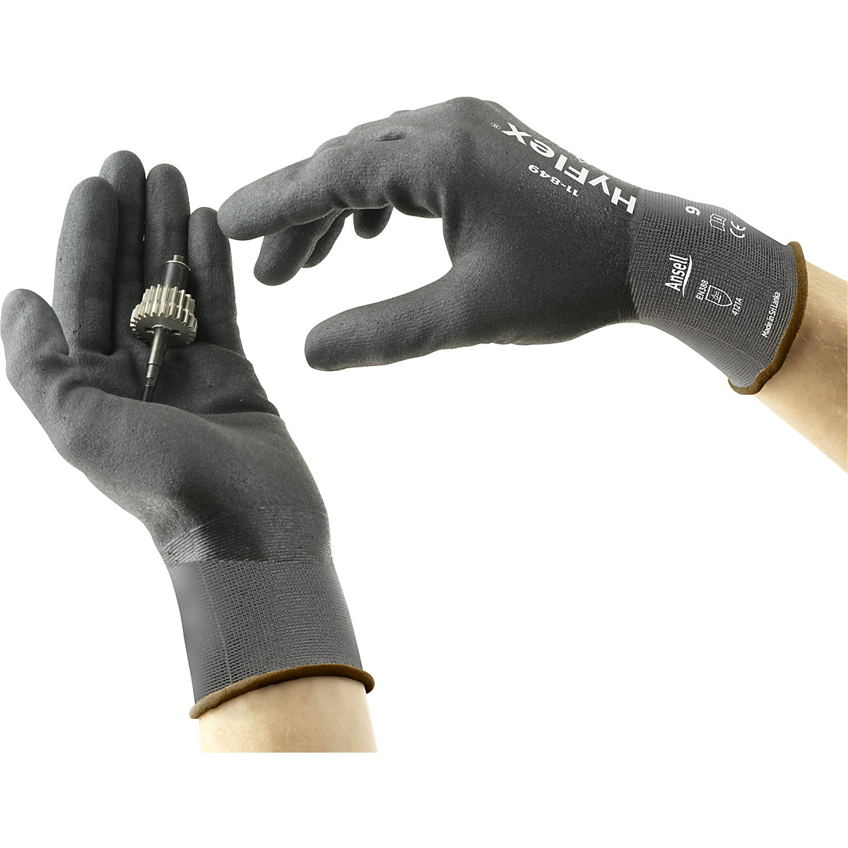 Pracovní rukavice HyFlex® 11-849 – Ansell (Obrázek výrobku 5)-4