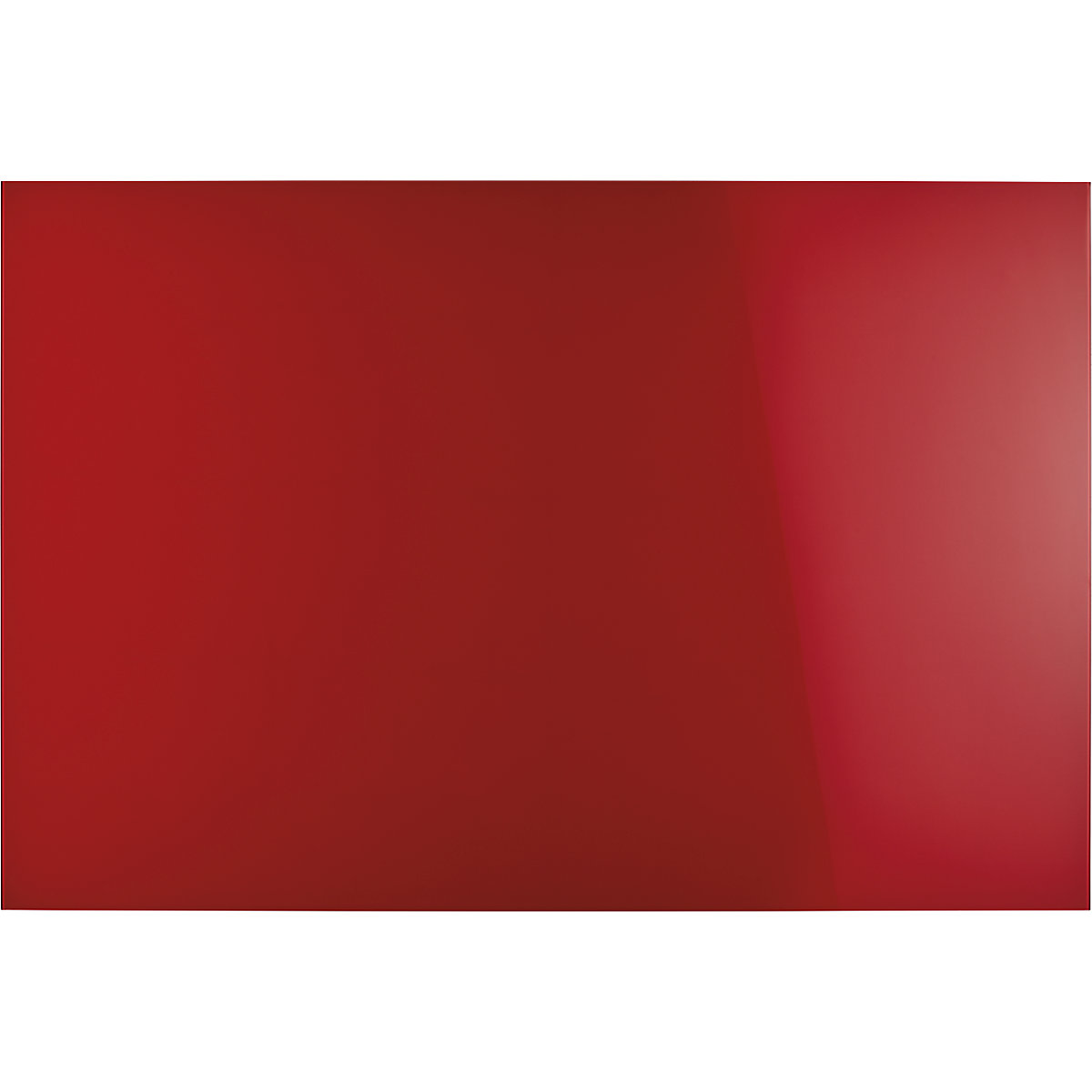 Elegantna steklena tabla, magnetna – magnetoplan, ŠxV 1500 x 1000 mm, intenzivno rdeče barve-8