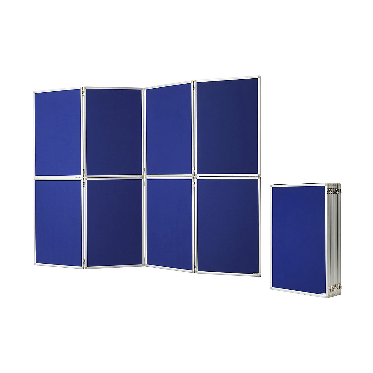 magnetoplan – Zložljiva stena za predstavitve, s torbo, VxŠxG 1810 x 2440 x 20 mm
