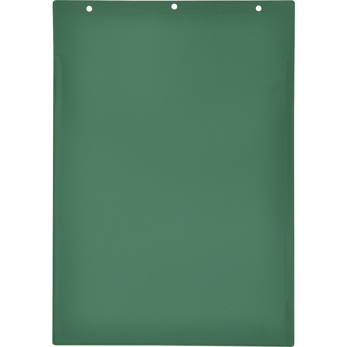 Žepi za napise z luknjami za pritrditev, pokončni format DIN A4, z zaščitnim zavihkom, zelene barve, DE 50 kosov-3