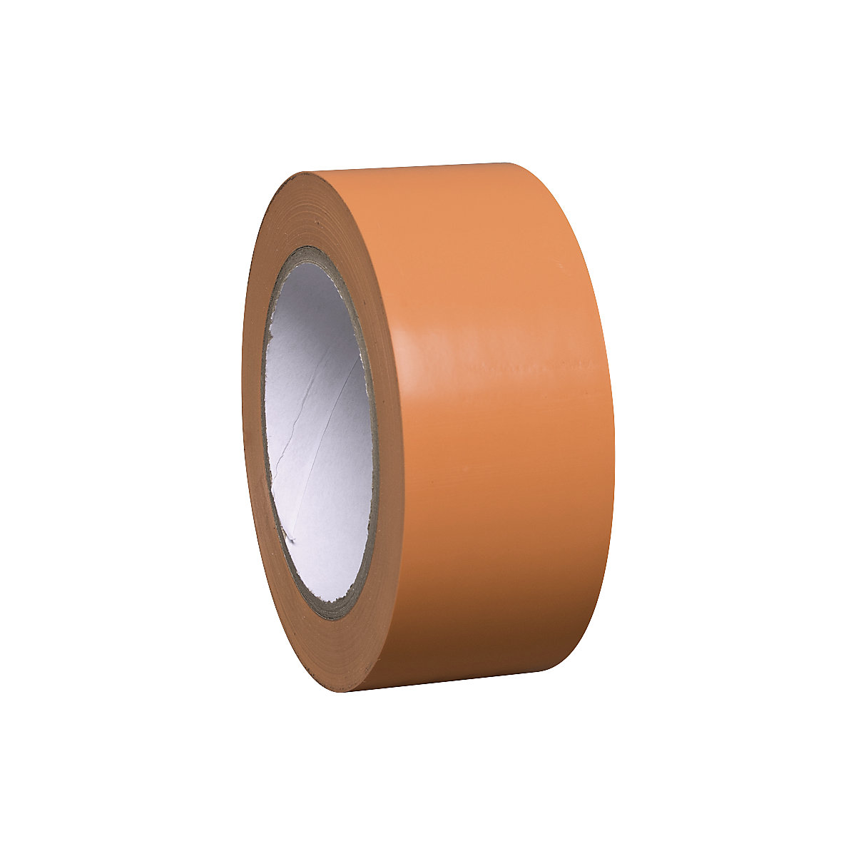 Talni označevalni trak iz vinila, enobarven, širina 50 mm, oranžen, DE 8 rol-4