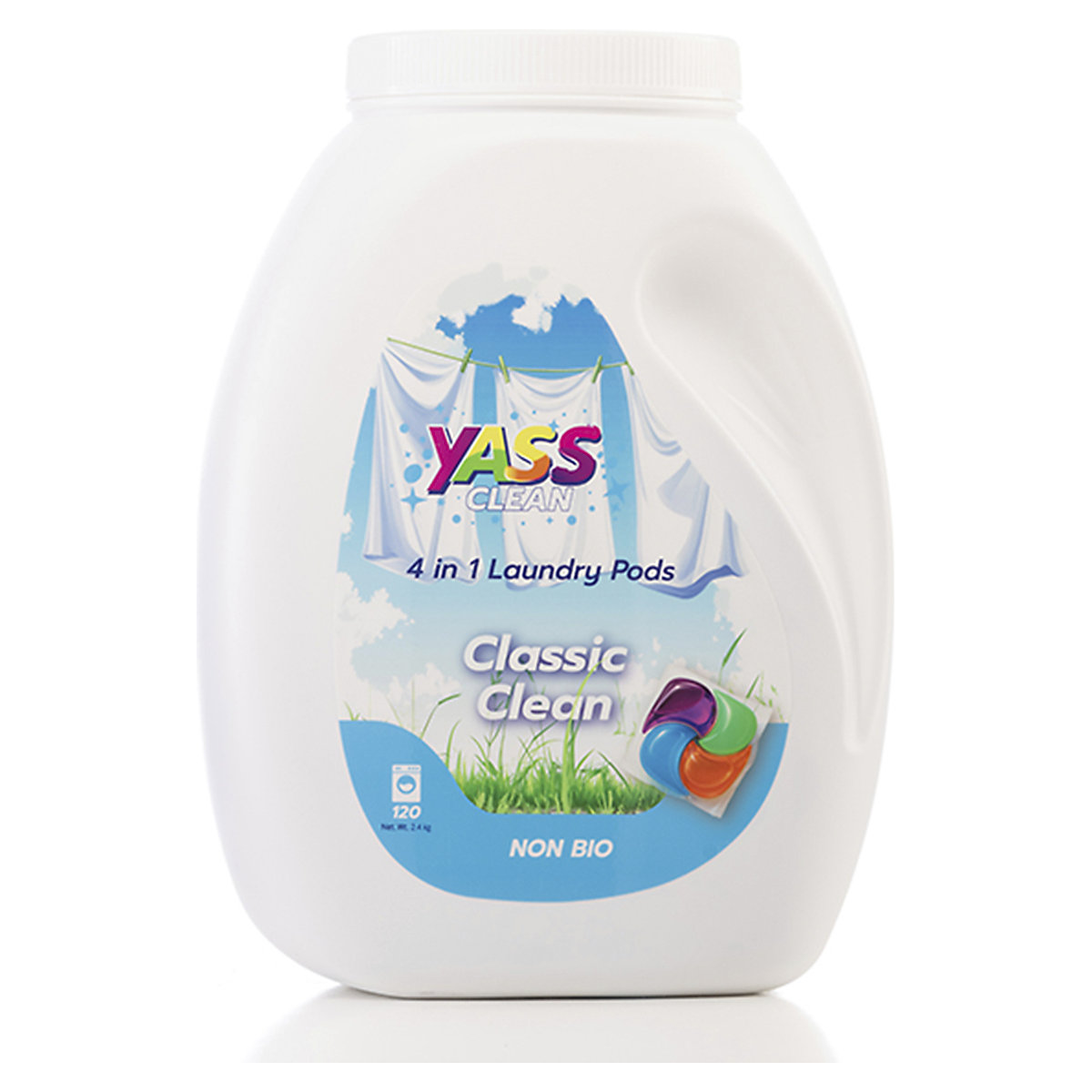 BiGDUG x Yass Clean 4-in-1 Non-Bio Classic Clean Pods (Product illustration 3)-2