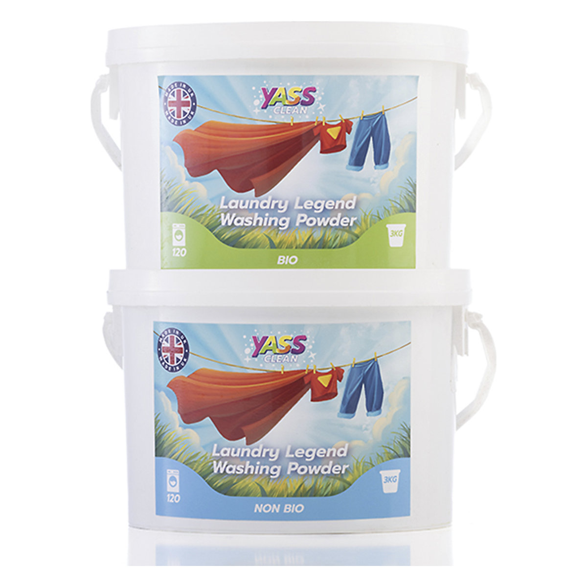 BiGDUG x Yass Clean Laundry Essentials | Washing Powder, Pods, Fabric Softener & Scent Boosters (Product illustration 3)-2
