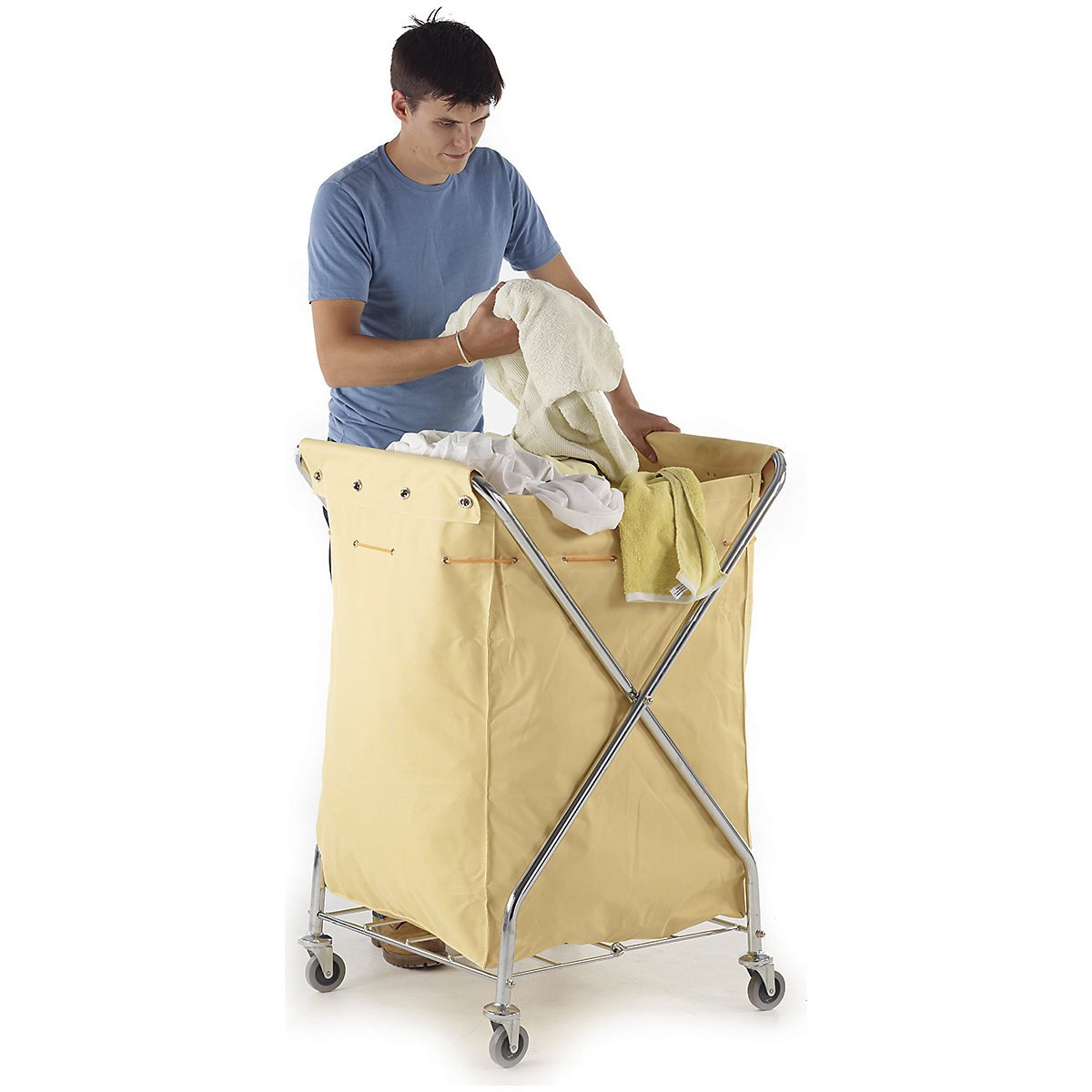 Chrome Laundry Trolley (Product illustration 3)-2