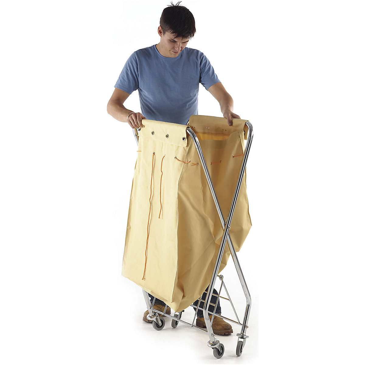 Chrome Laundry Trolley (Product illustration 5)-4