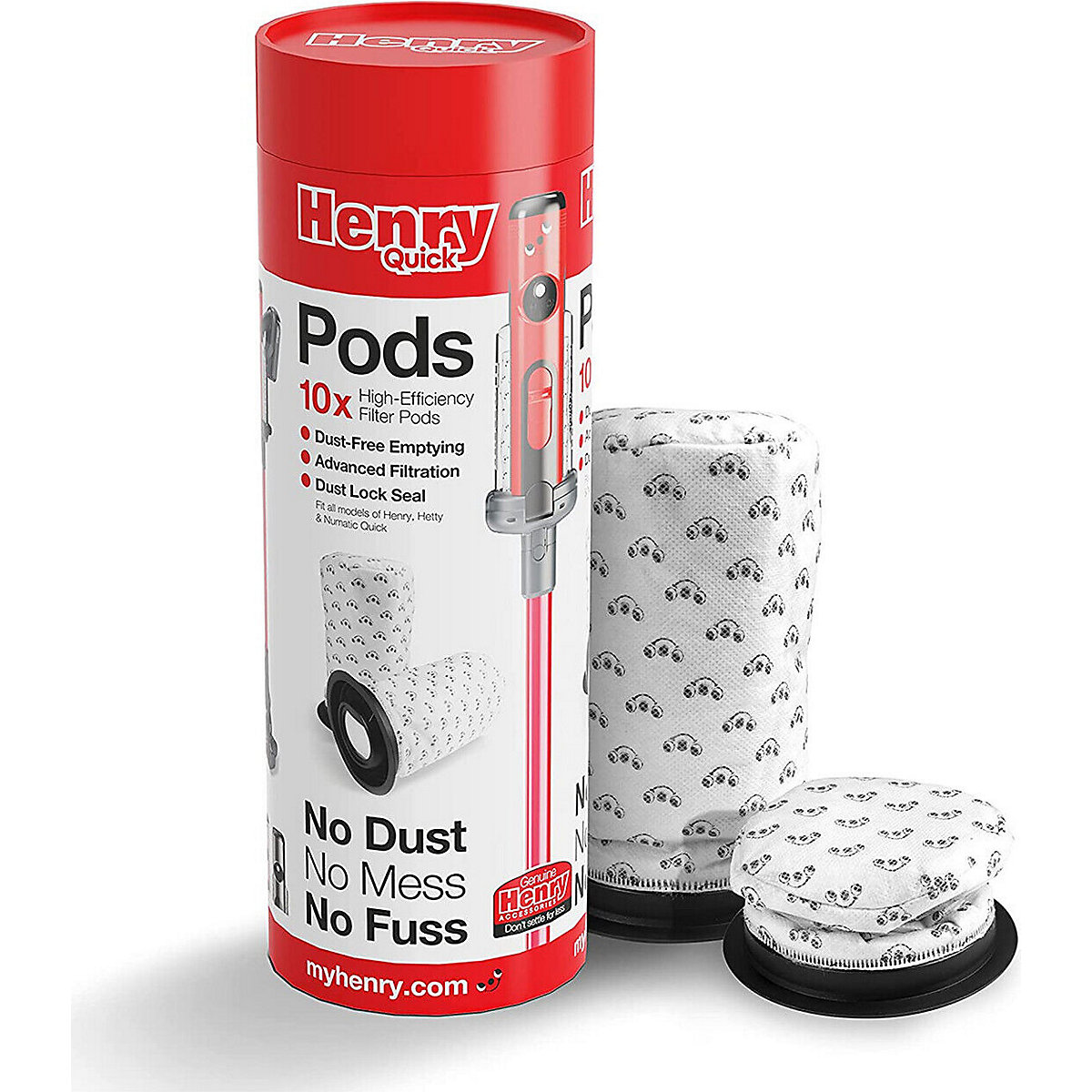 Numatic Quick Stick Vacuum Pods | 12 x Packs of 10 Pods | 915145x2