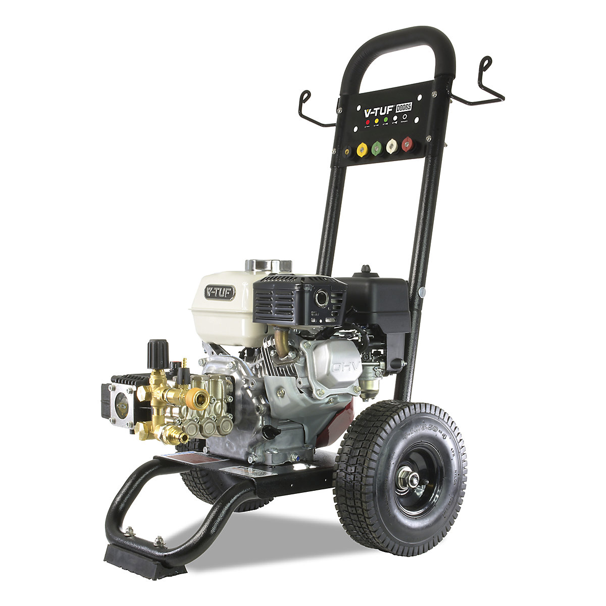V-TUF DD065 Petrol Pressure Washer | Super Series Pump | 6.5HP | 13.2L/Min | 160Bar (Product illustration 2)-1