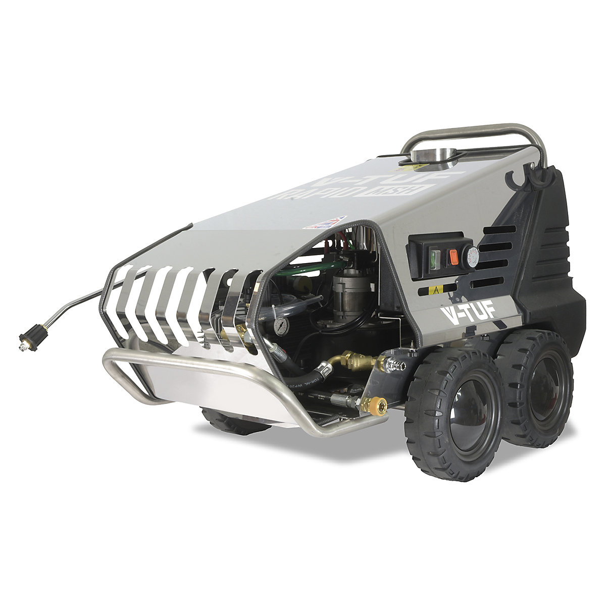 V-TUF RAPID MSH Professional Hot Water Industrial Mobile Pressure Washer | 9L/Min | 120Bar