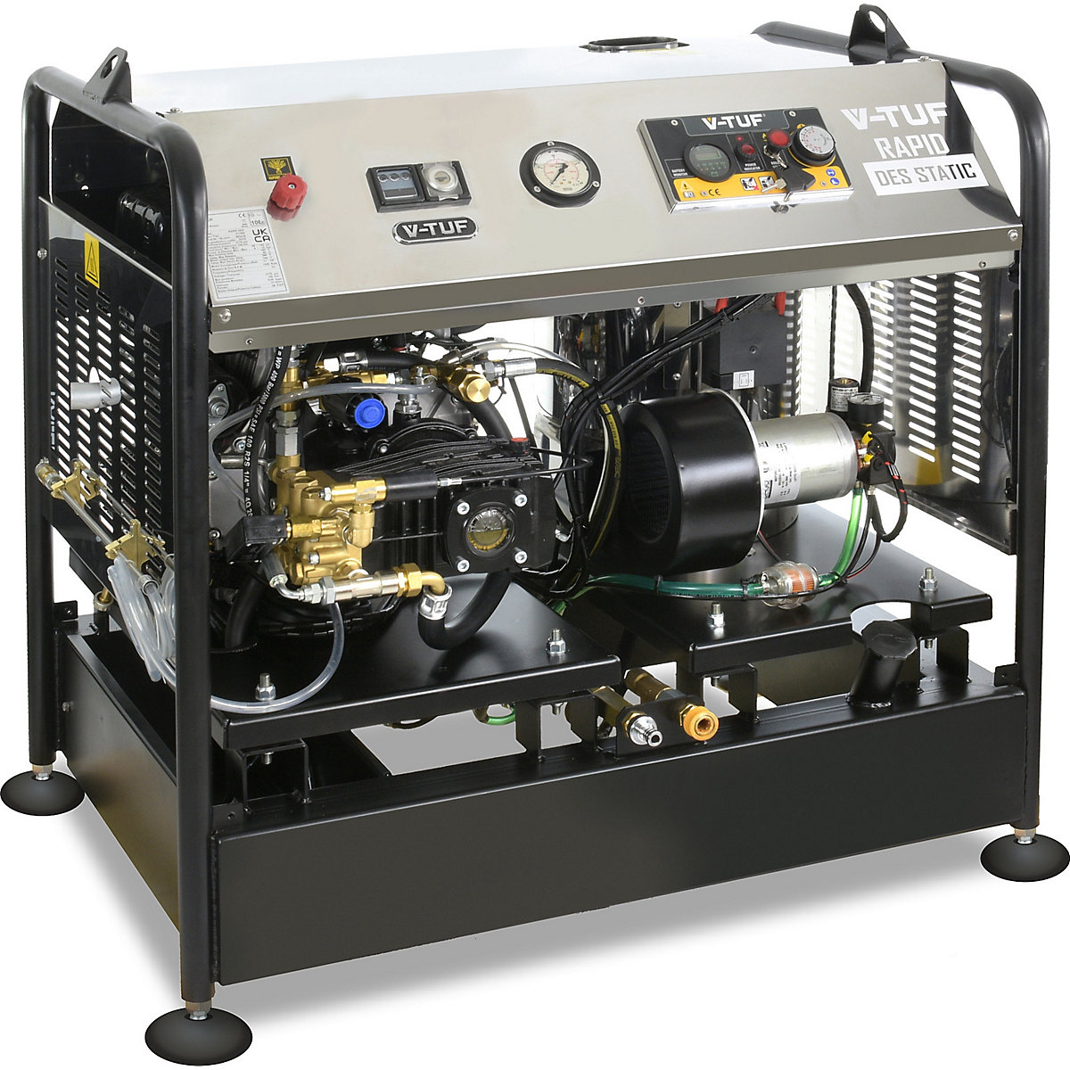 V-TUF Rapid Des Kohler Diesel Engine Static Hot Water Washer | 21L/Min | 150Bar