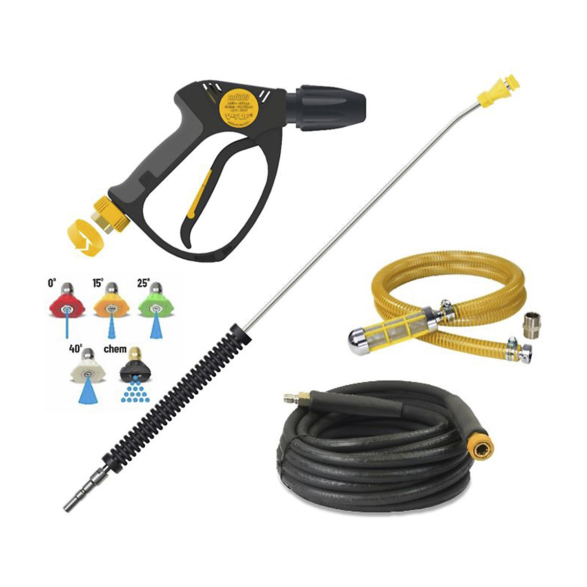V-TUF Torrent 5 Industrial Diesel Pressure Washer | 15L/Min | 200Bar (Product illustration 4)-3