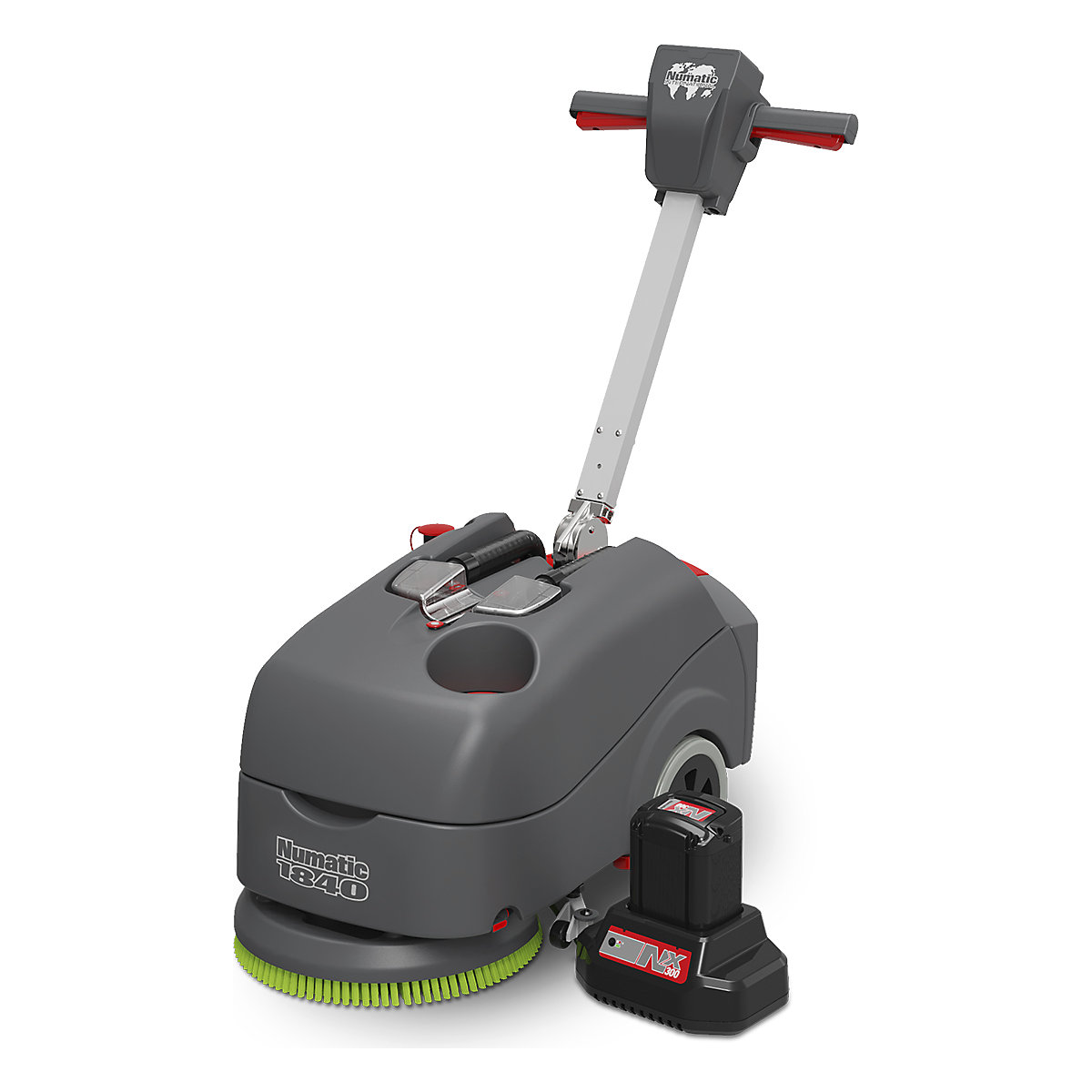 Numatic TTB1840NX Twintec Battery Cordless Floor Cleaner | Scrubber Dryer (Product illustration 2)-1