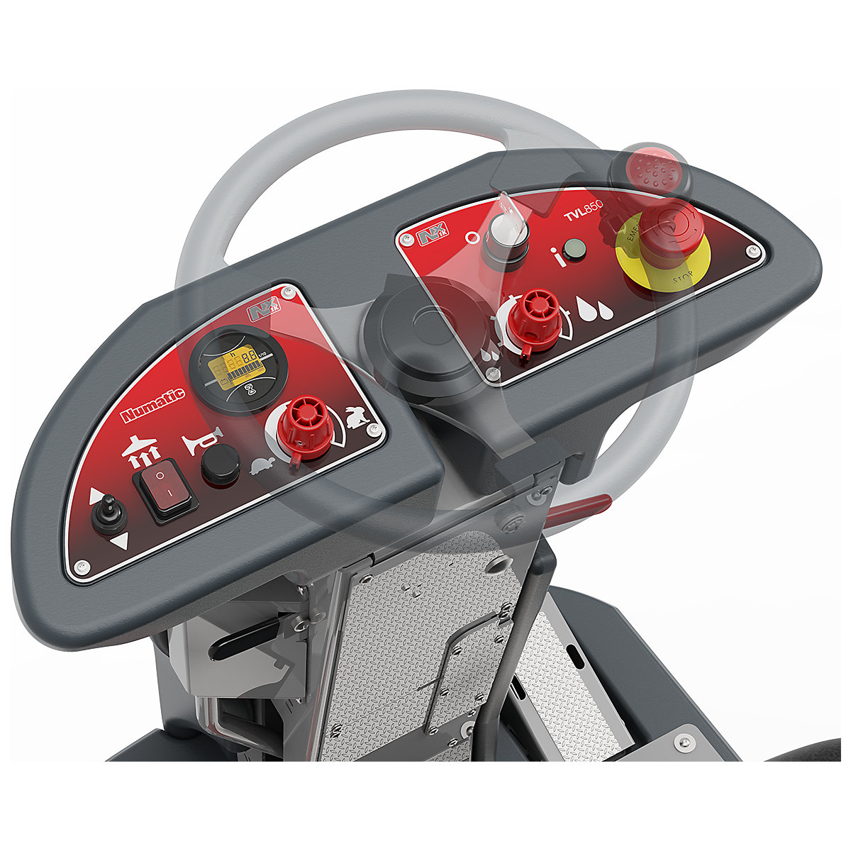 Numatic TVL850 Ride-On Scrubber Dryer | NX1K Battery Powered (Product illustration 11)-10