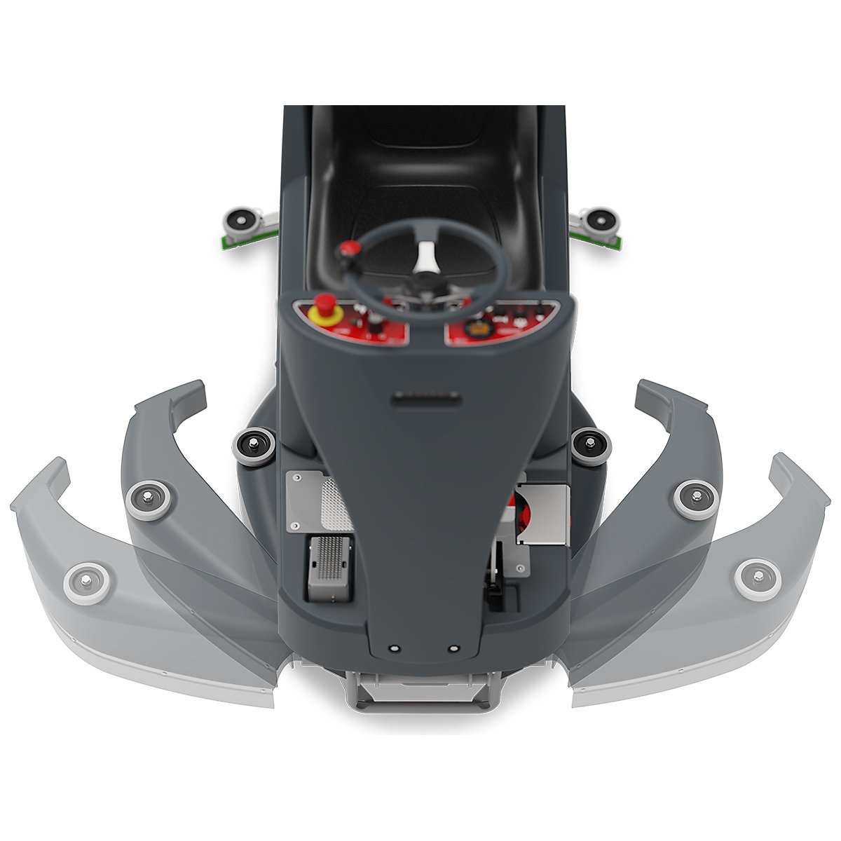 Numatic TVL850 Ride-On Scrubber Dryer | NX1K Battery Powered (Product illustration 17)-16
