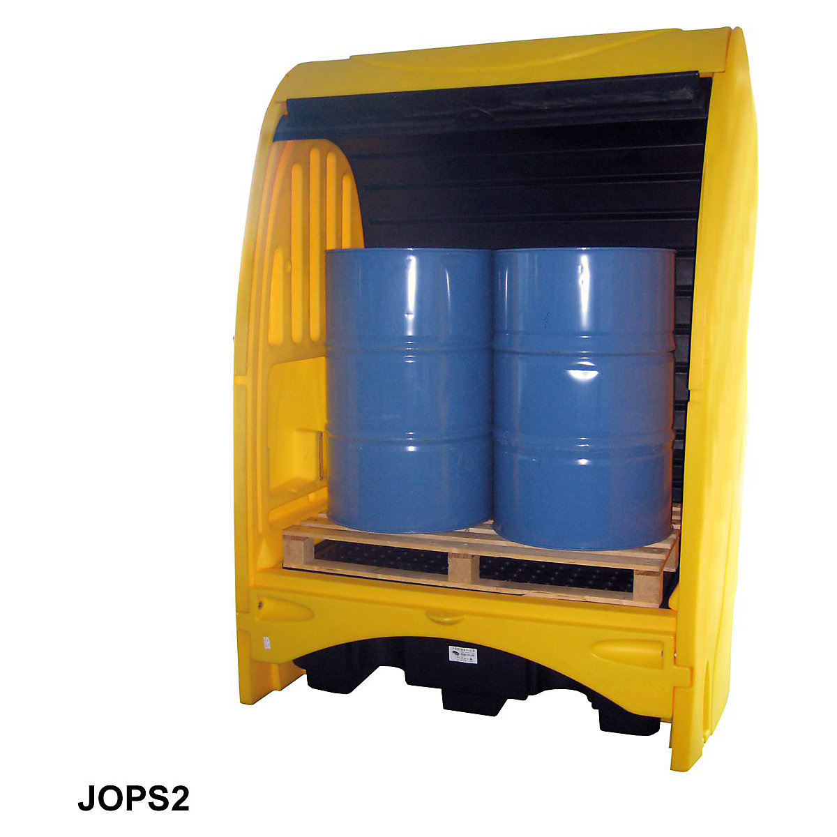 Plastic External Drum Storage Unit (Product illustration 3)-2