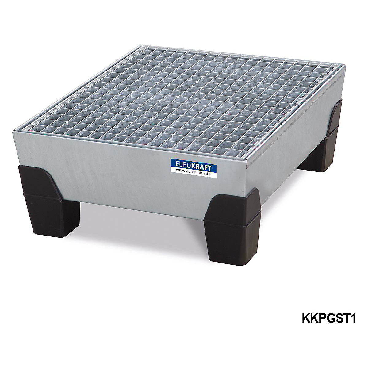 Premkraft Galvanised Steel Spill Tray With Plastic Feet (Product illustration 3)-2