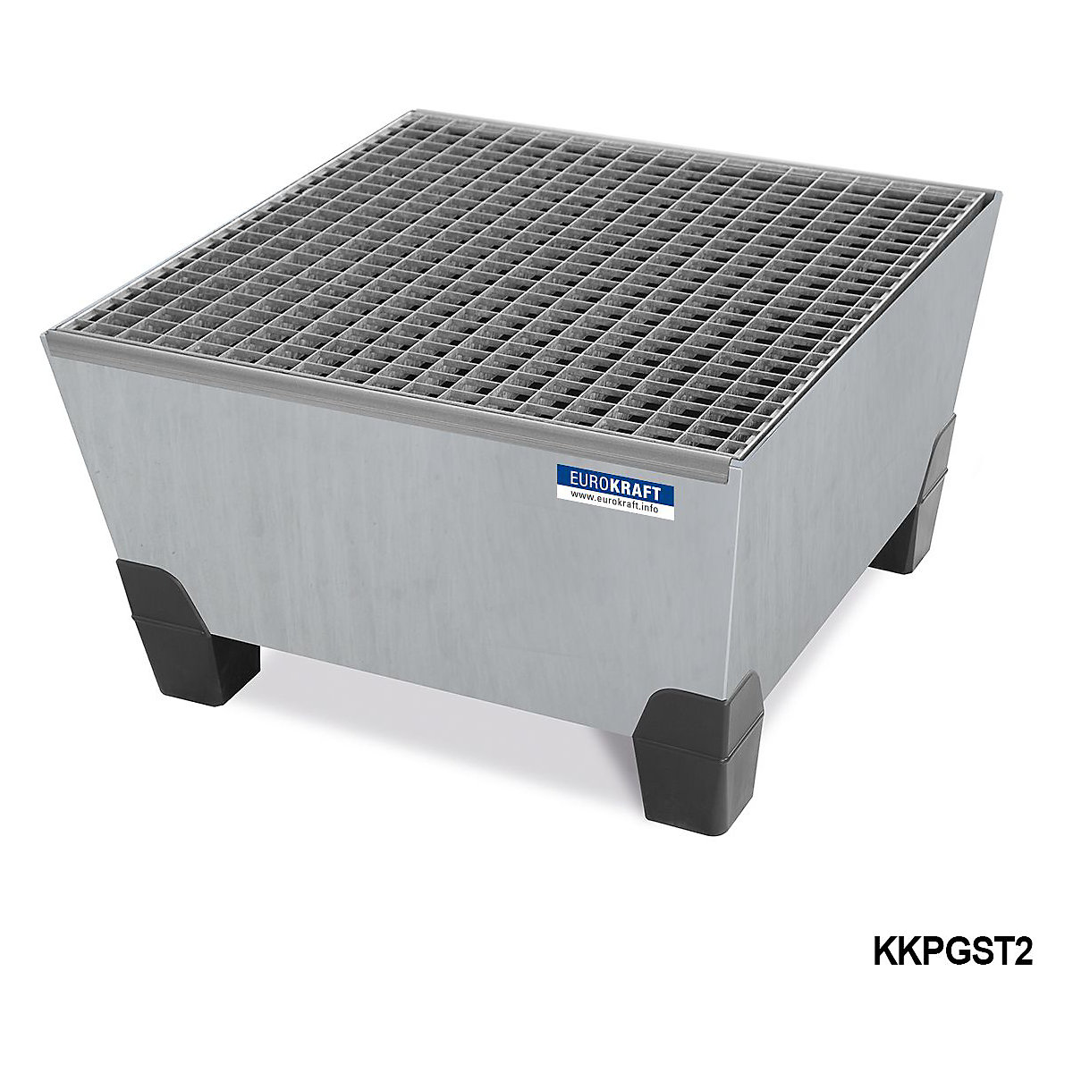 Premkraft Galvanised Steel Spill Tray With Plastic Feet (Product illustration 4)-3