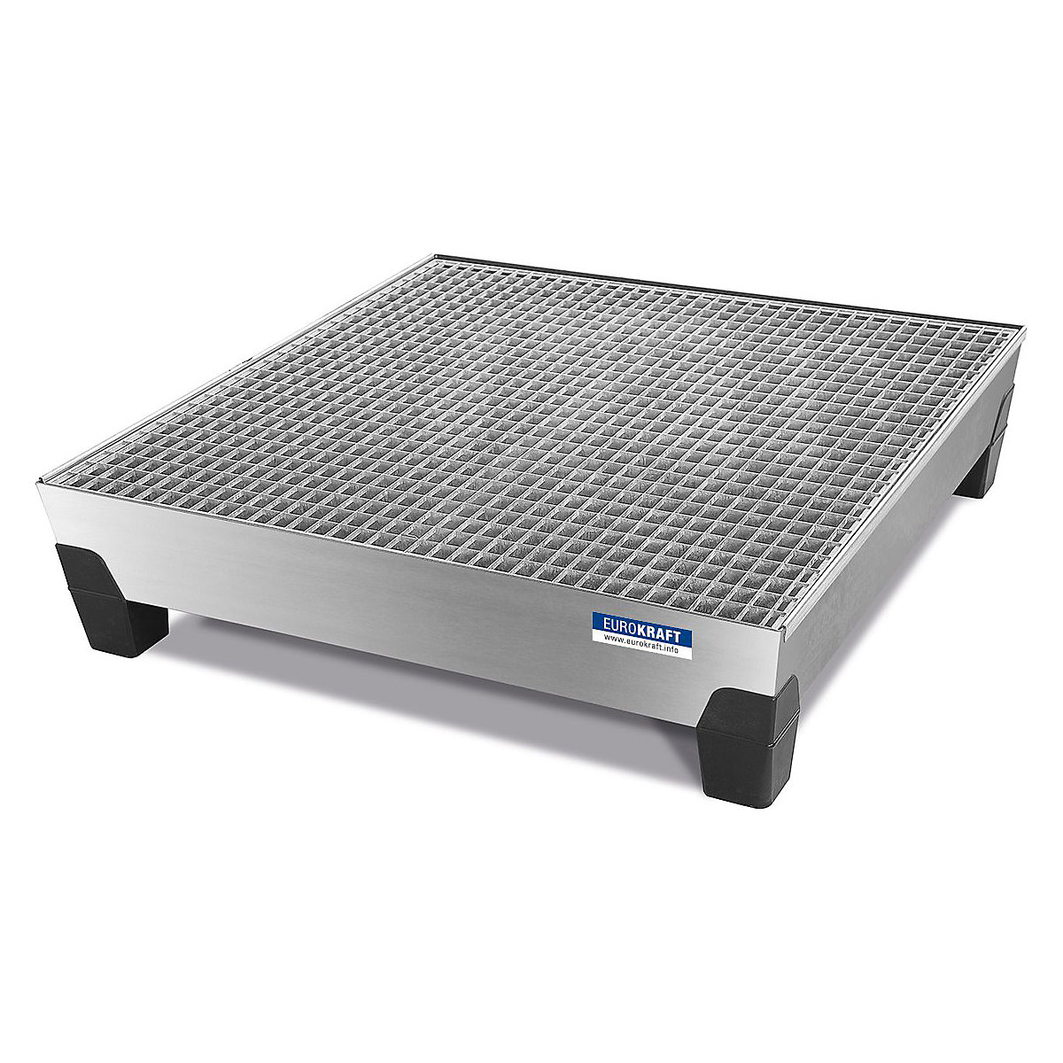 Premkraft Galvanised Steel Spill Tray With Plastic Feet