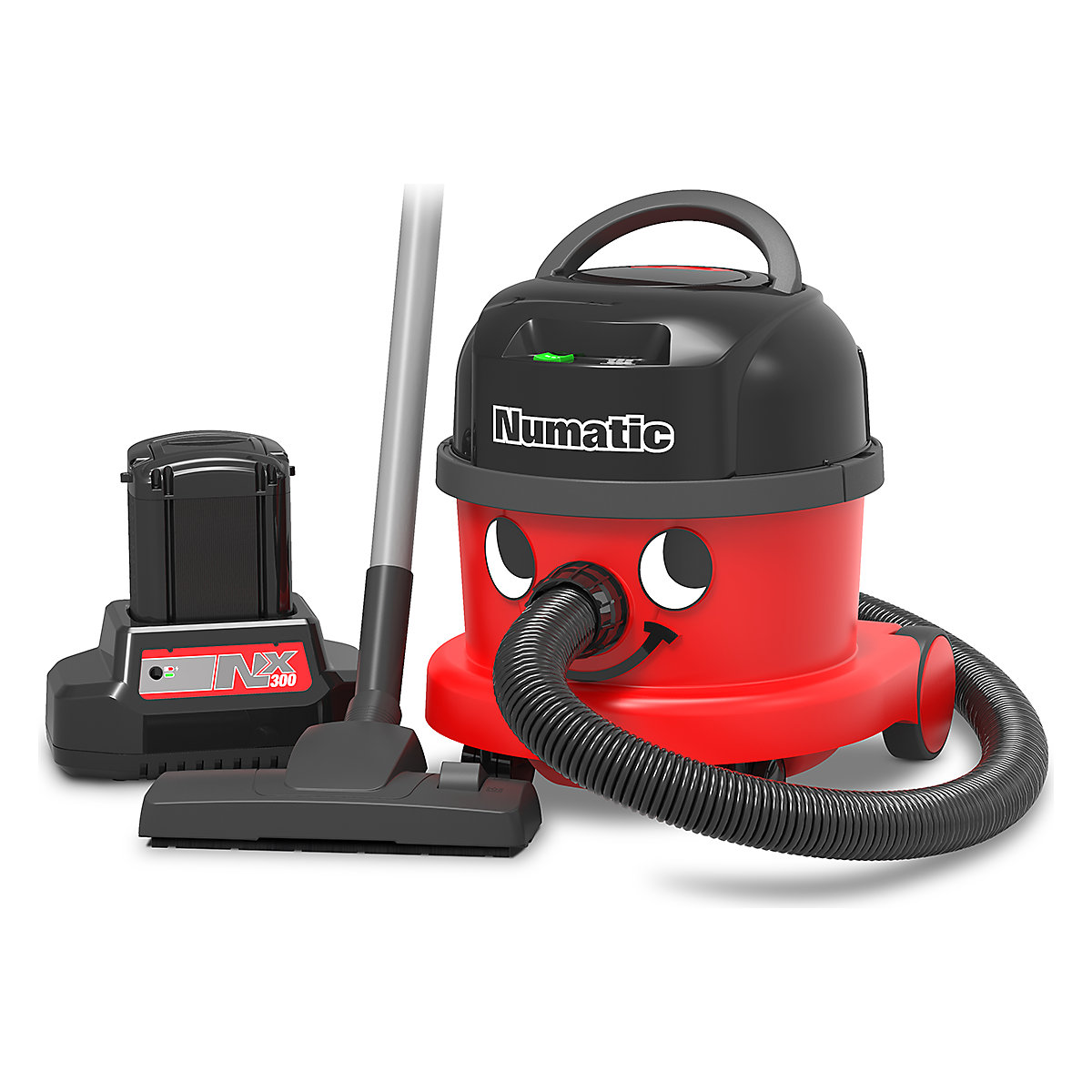 Numatic NBV240NX Cordless Vacuum | Commercial Henry Battery Vacuum Cleaner | 9L (Product illustration 2)-1