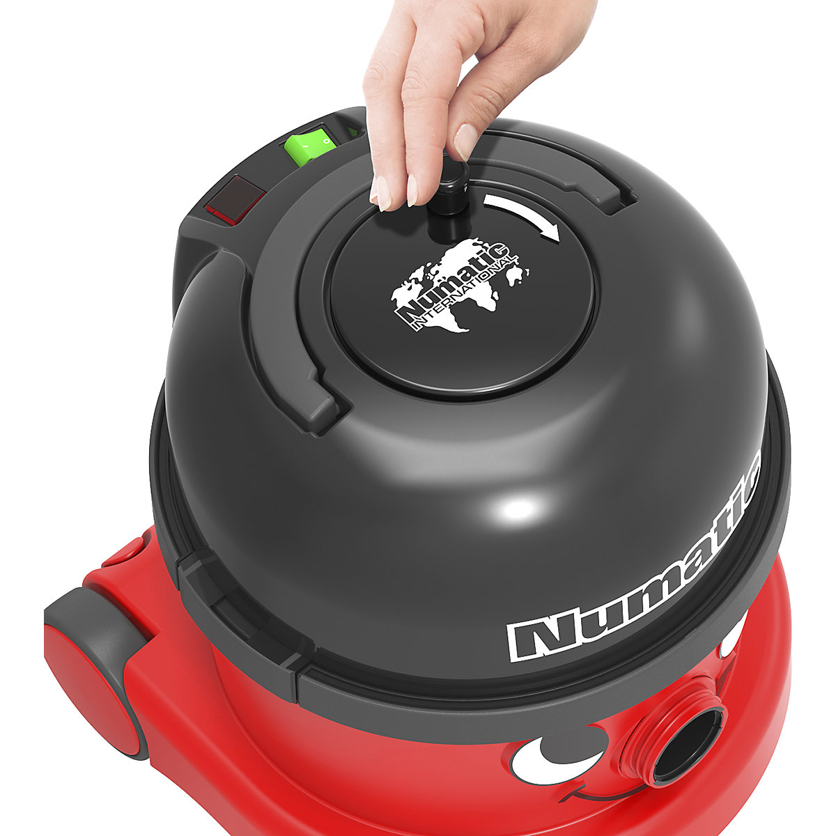 Numatic NRV240-11 Vacuum Cleaner | Commercial Henry Dry Vacuum | 9L (Product illustration 5)-4