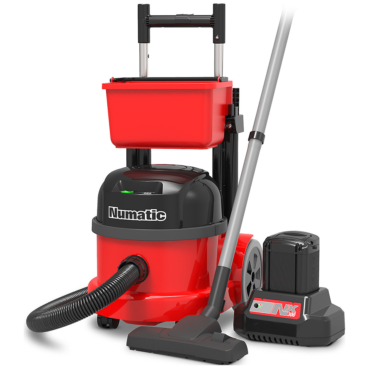 Numatic PBT230NX Pro Cordless Trolley Vacuum Cleaner | 9L (Product illustration 4)-3