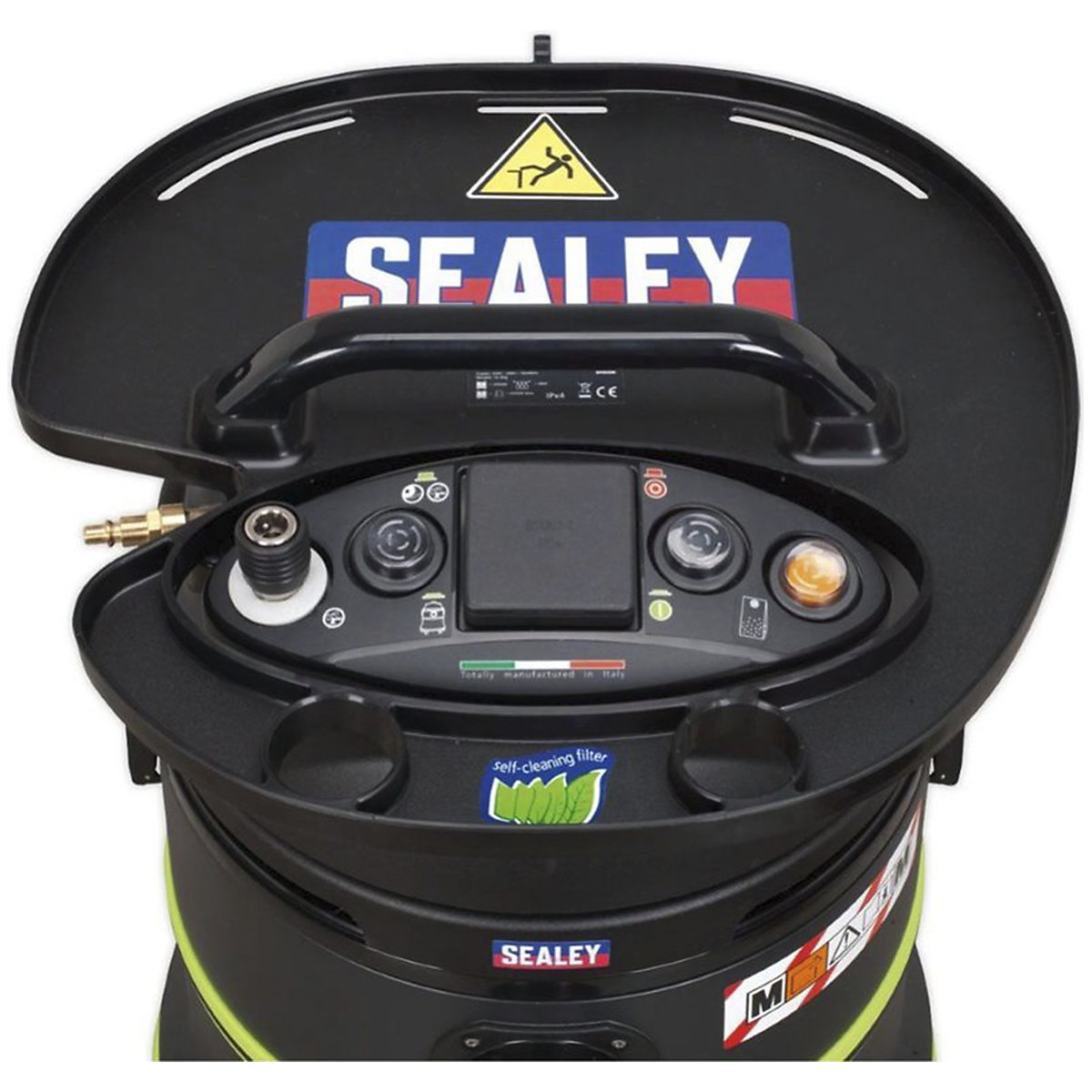 Sealey Wet And Dry Industrial Vacuum Cleaner | Class M Filtration | 35L (Product illustration 7)-6