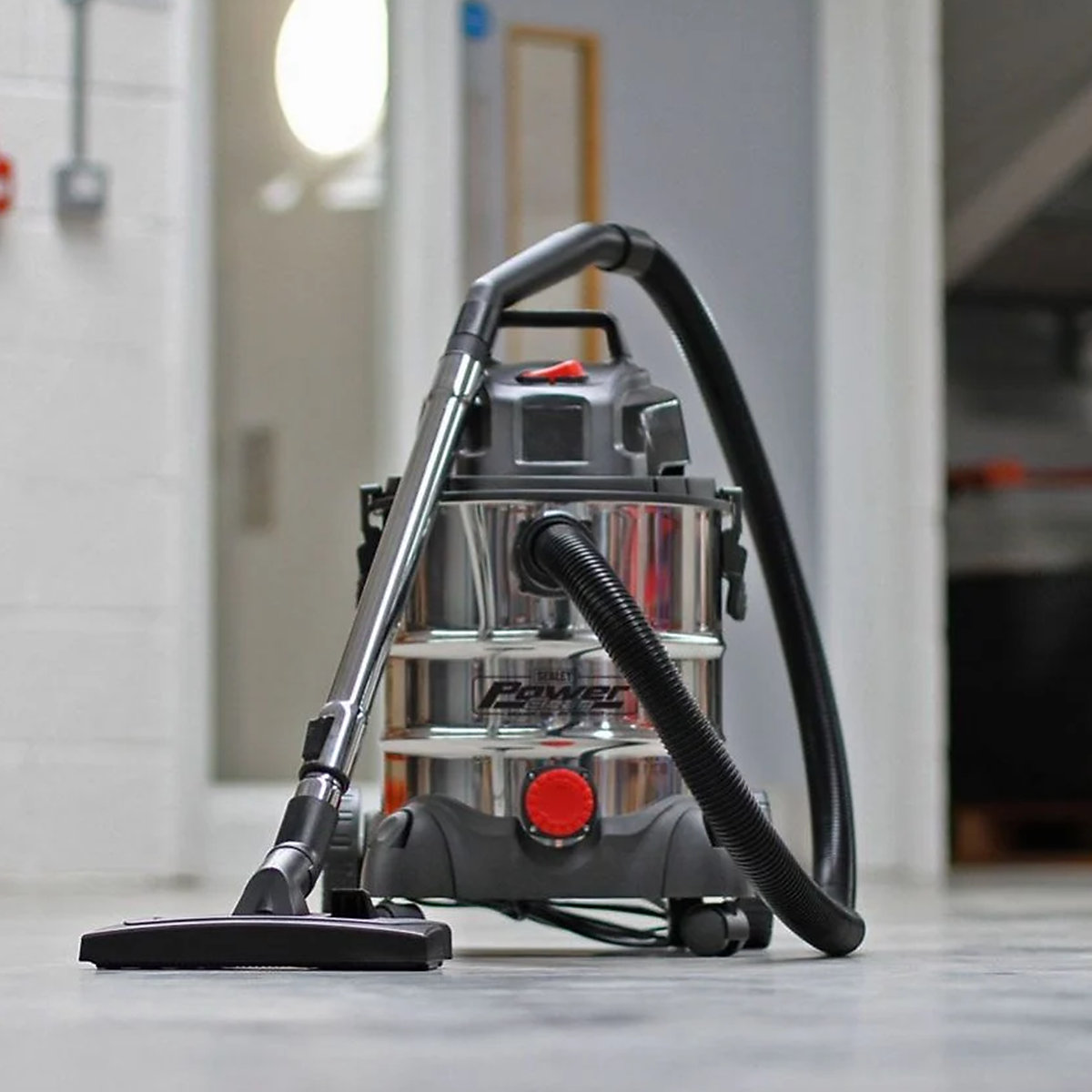 Sealey Wet And Dry Vacuum | Power Clean | Stainless Steel