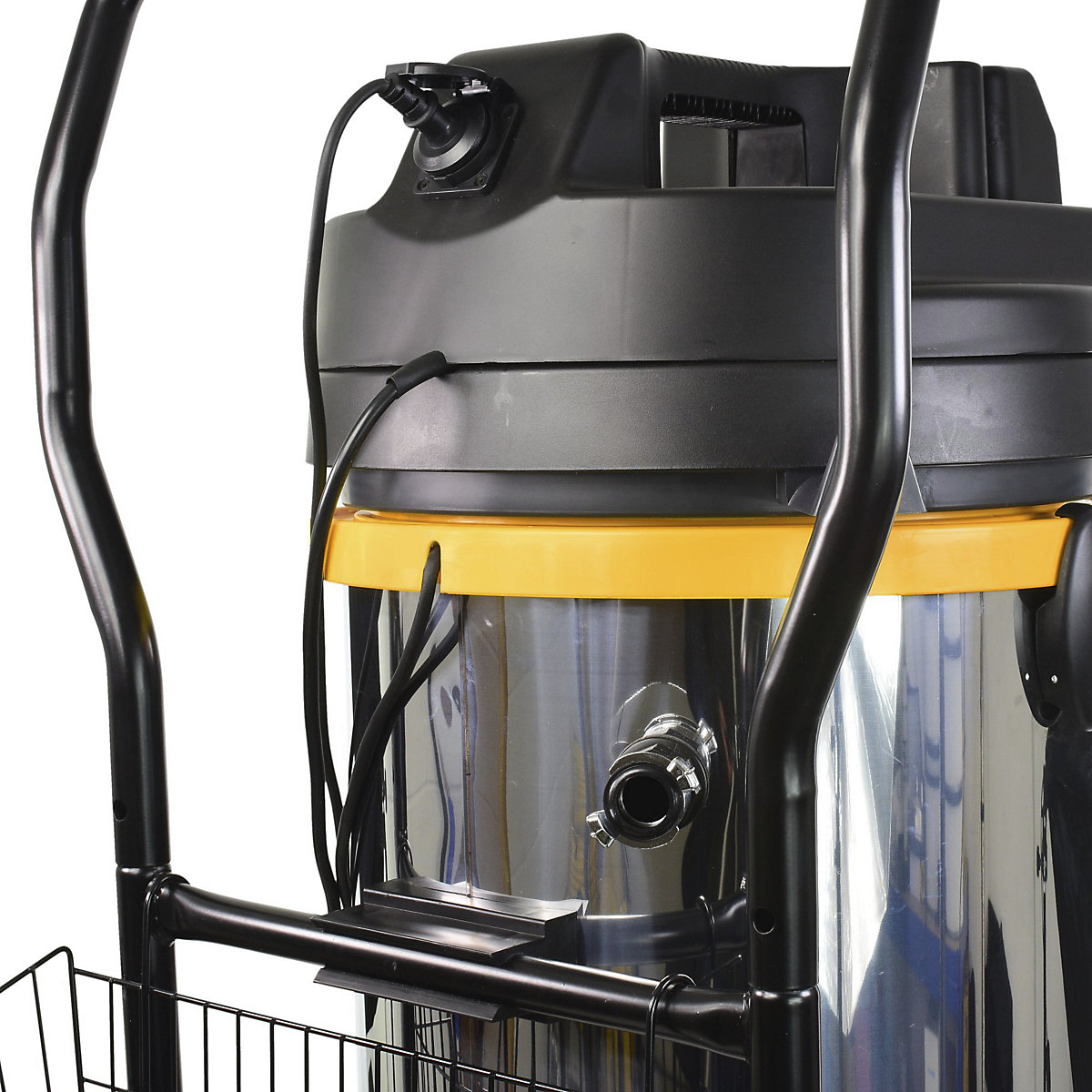 V-TUF Mammoth Stainless Wet & Dry Twin Motor Industrial Vacuum Cleaner | Auto Pump Out | 80L | 240V (Product illustration 4)-3