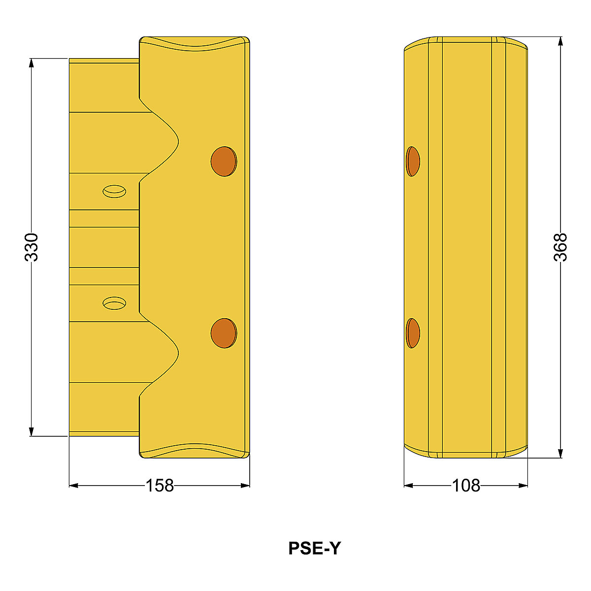 Brandsafe Armco Pedestrian Safety End (Product illustration 5)-4