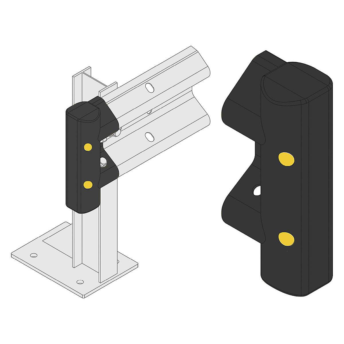 Brandsafe Armco Pedestrian Safety End (Product illustration 7)-6