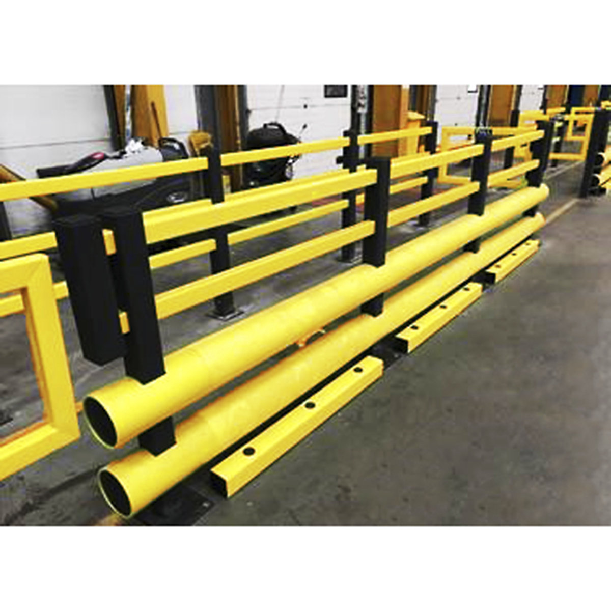 Brandsafe Double Pedestrian Bumper Barrier (Product illustration 3)-2