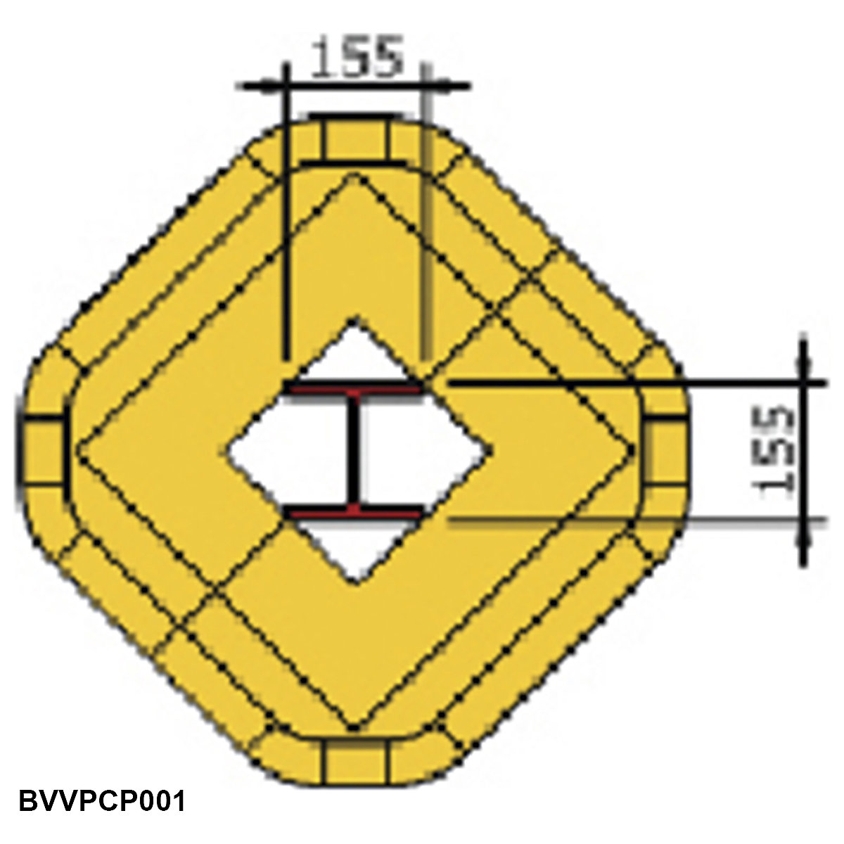 Brandsafe Polywrap Column Protector (Product illustration 3)-2