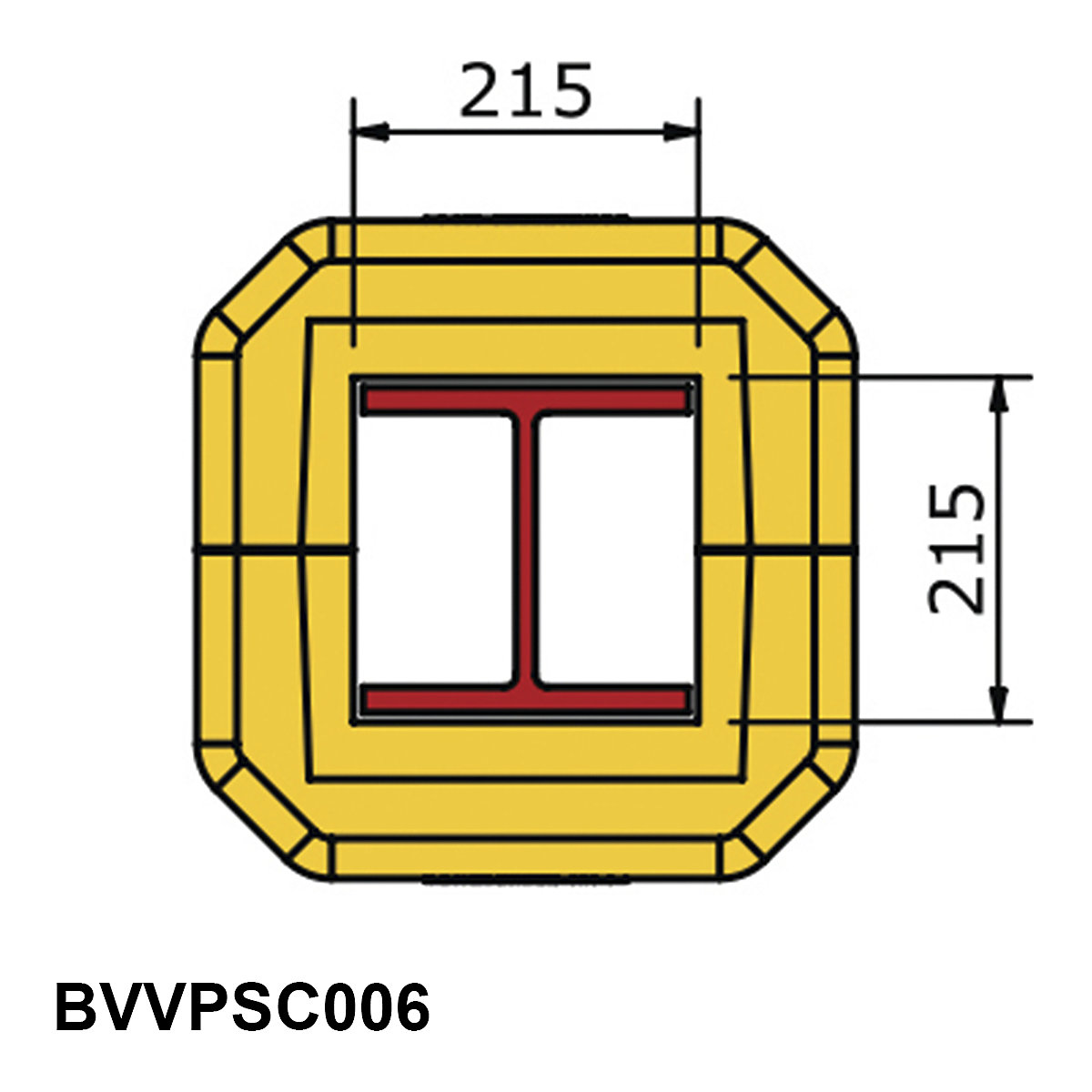 Brandsafe Polywrap Space Saver Column Protector (Product illustration 7)-6