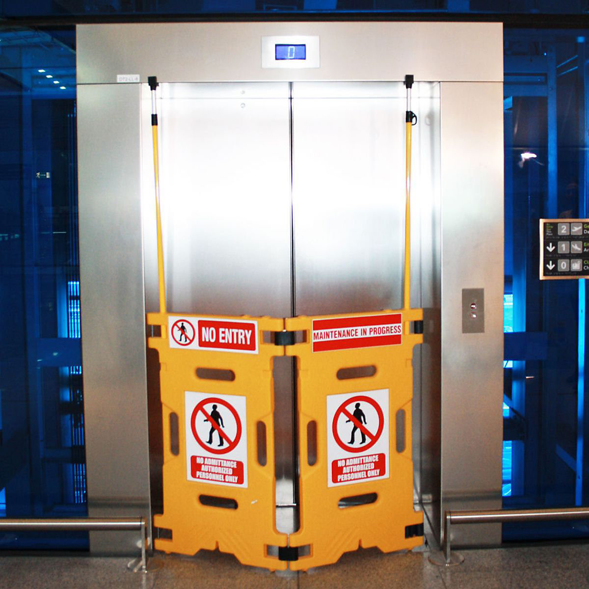 Elevator Gard Maintenance Barrier
