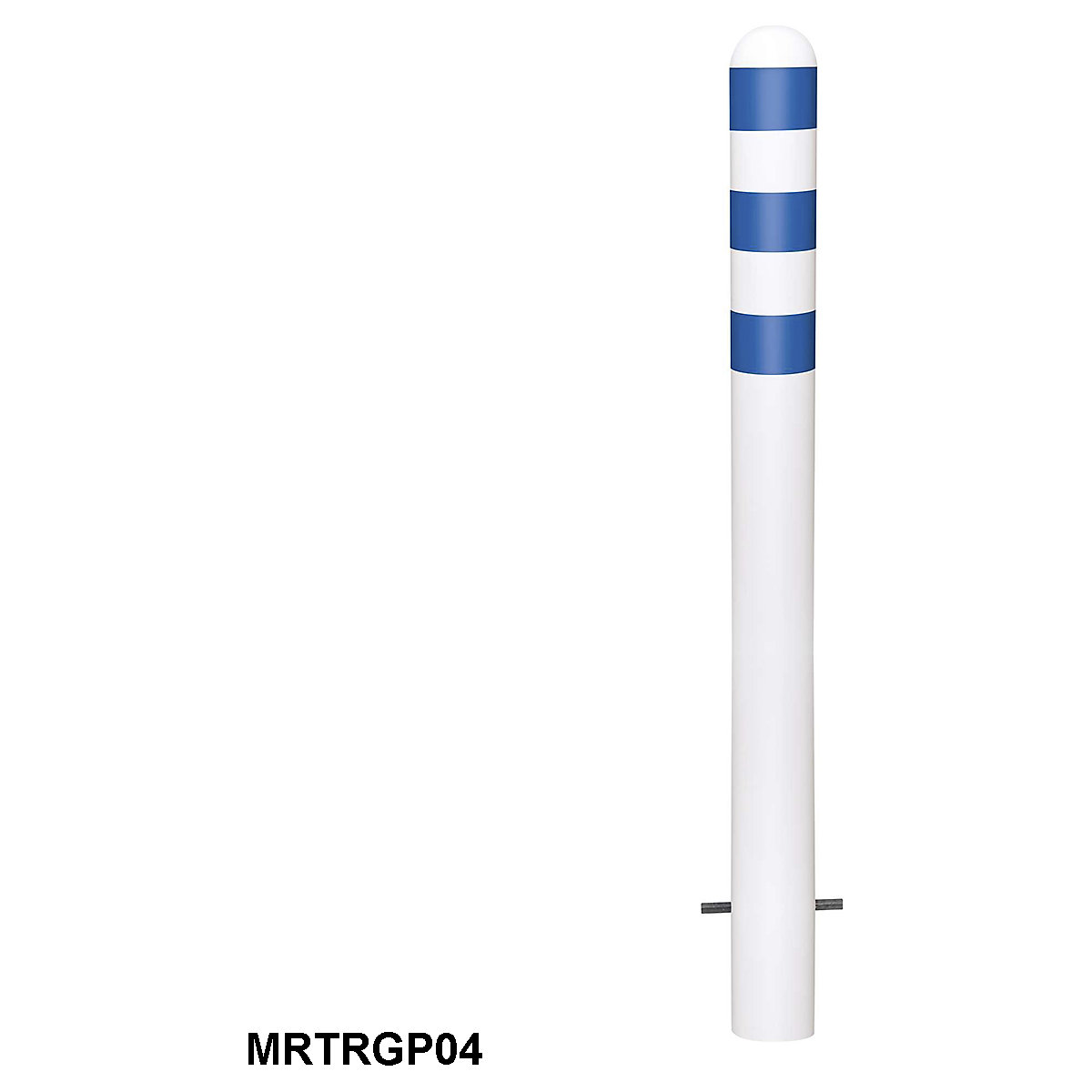 TRAFFIC-LINE Galvanished Steel & Powder Coated White Point Protection Bollard (Product illustration 5)-4