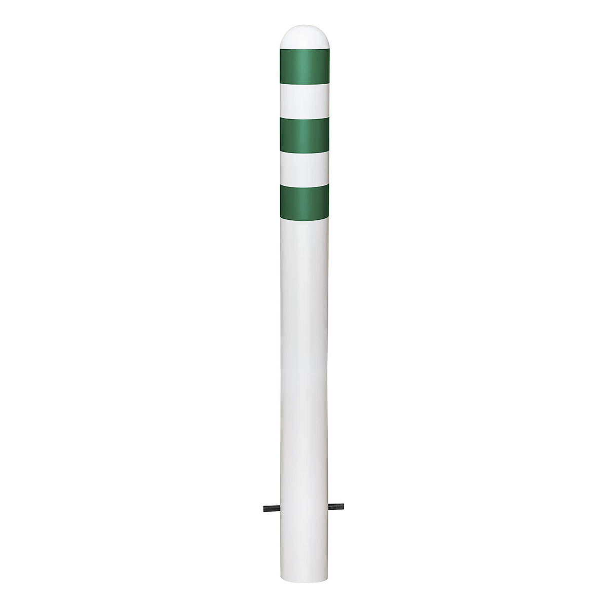 TRAFFIC-LINE Galvanished Steel & Powder Coated White Point Protection Bollard