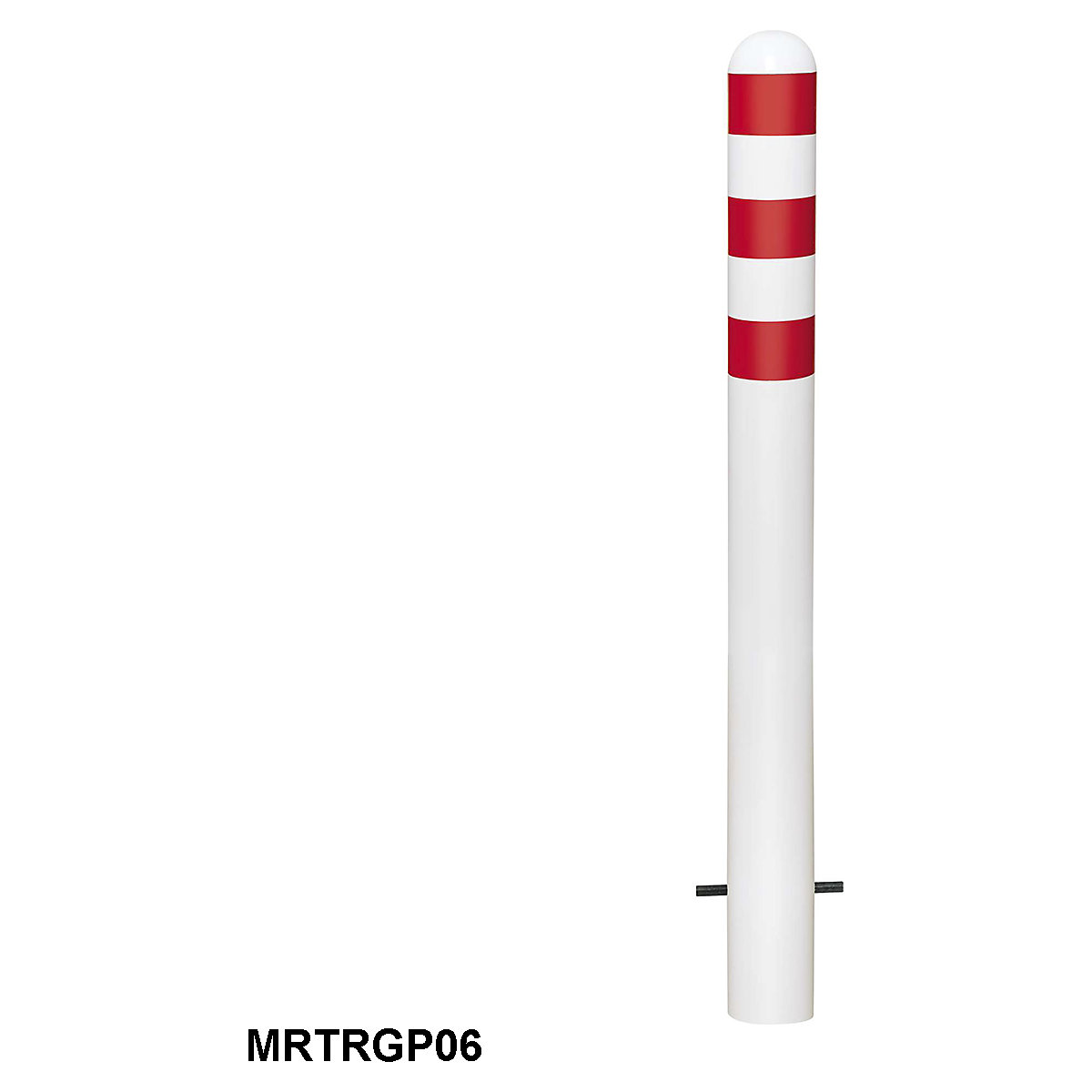 TRAFFIC-LINE Galvanished Steel & Powder Coated White Point Protection Bollard (Product illustration 7)-6