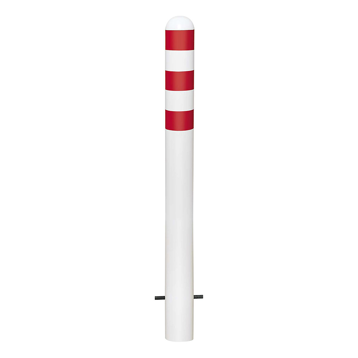 TRAFFIC-LINE Galvanished Steel & Powder Coated White Point Protection Bollard