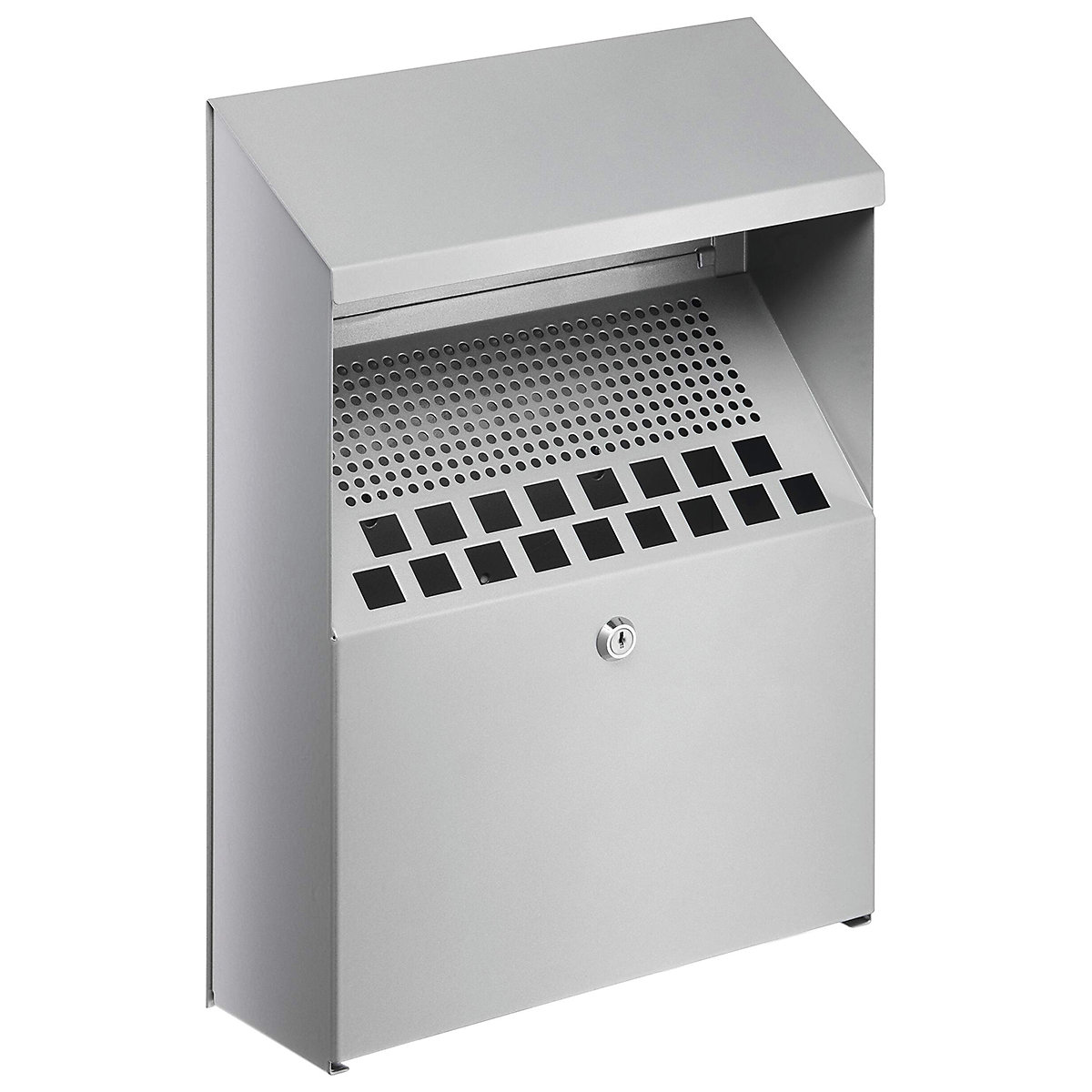 Durable Wall Mounted Lockable Steel Ashtray