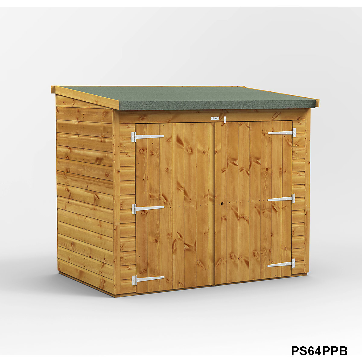 Power 6ft Wide Pent Bike Shed (Product illustration 7)-6