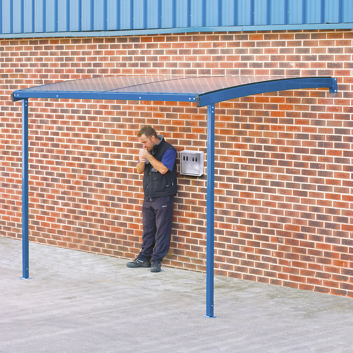Wall Mounted Smoking Shelter | Vaping Shelter
