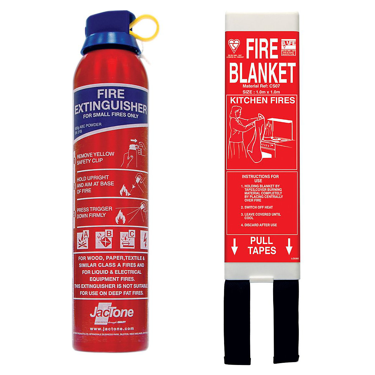 Aerosol Fire Extinguisher Safety Kit