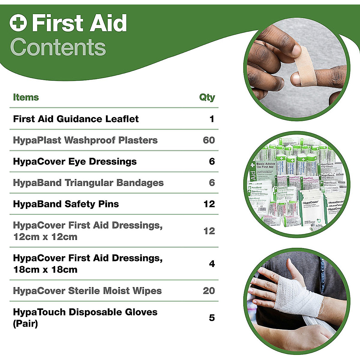 HSE Economy Workplace First Aid Kit (Product illustration 4)-3