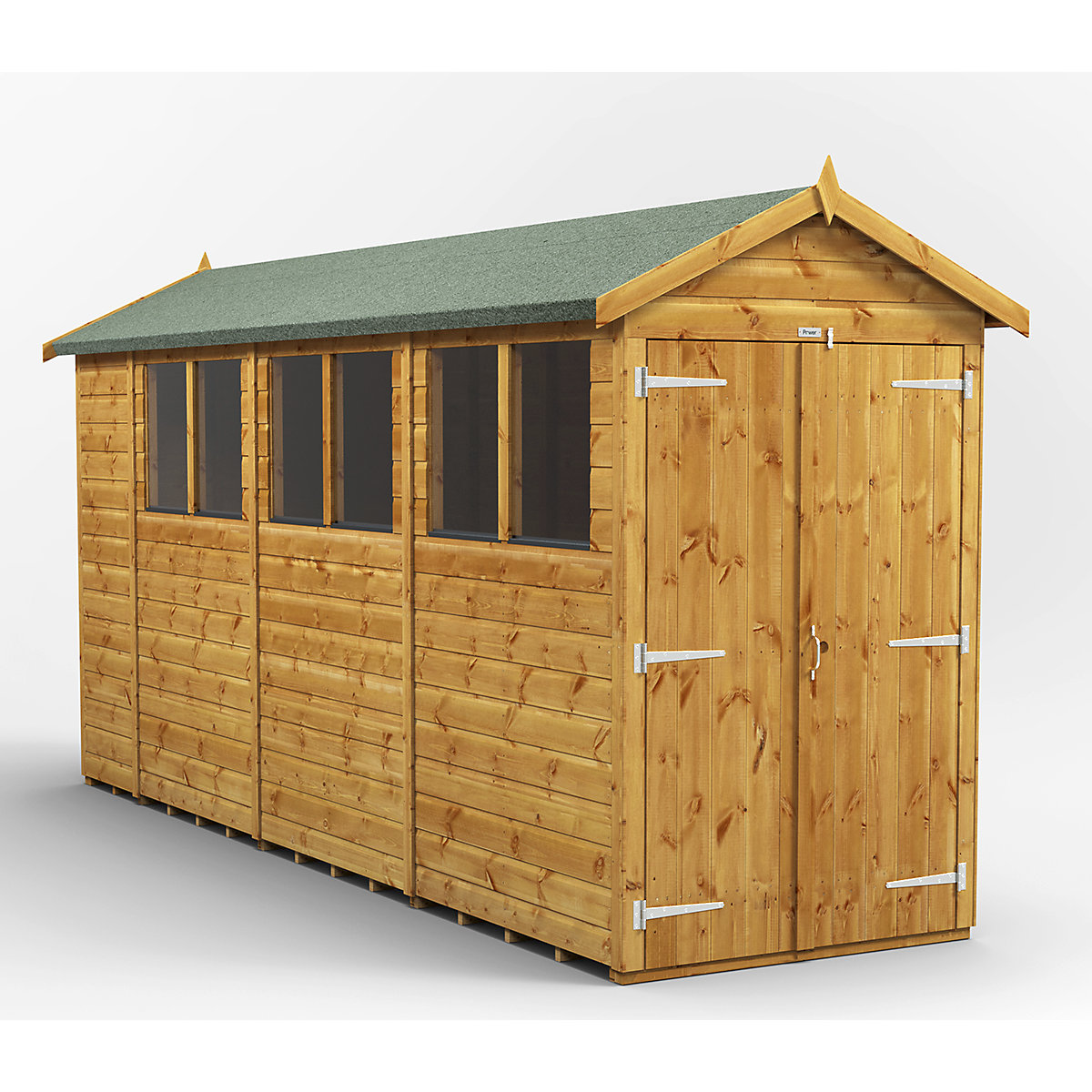 Power 4ft Wide Apex Garden Storage Sheds | Optional Windows