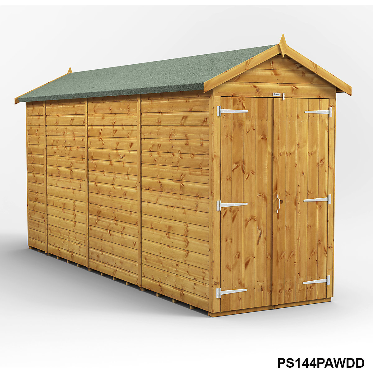 Power 4ft Wide Apex Garden Storage Sheds | Optional Windows (Product illustration 17)-16