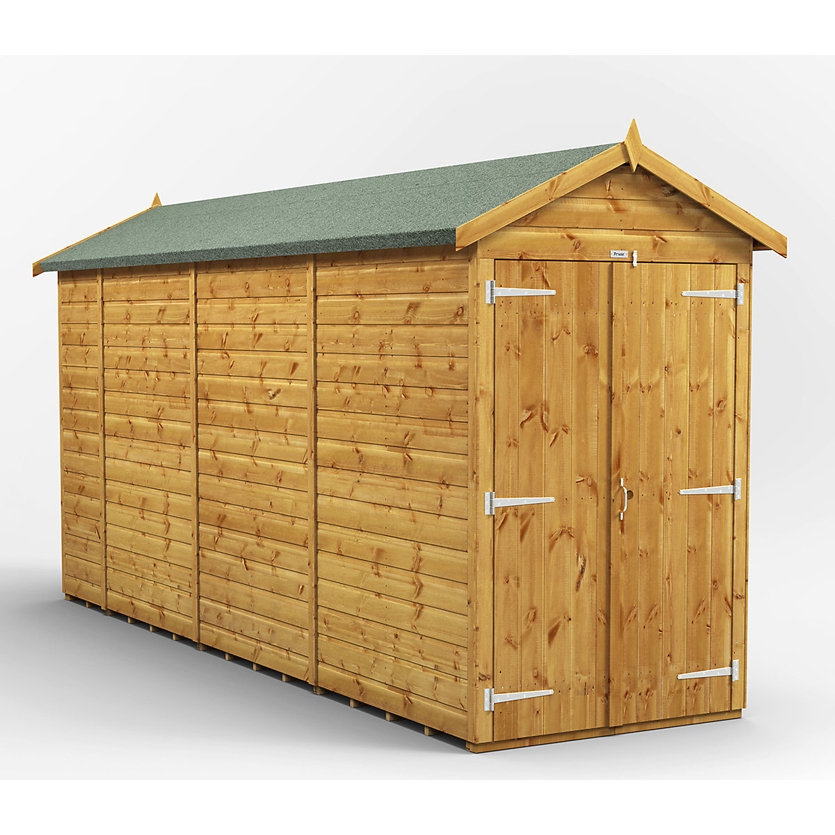 Power 4ft Wide Apex Garden Storage Sheds | Optional Windows