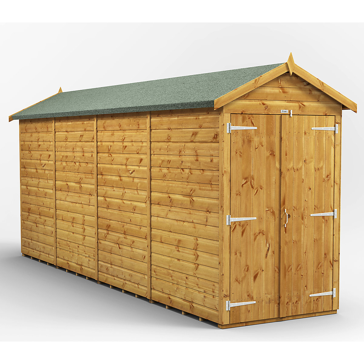 Power 4ft Wide Apex Garden Storage Sheds | Optional Windows