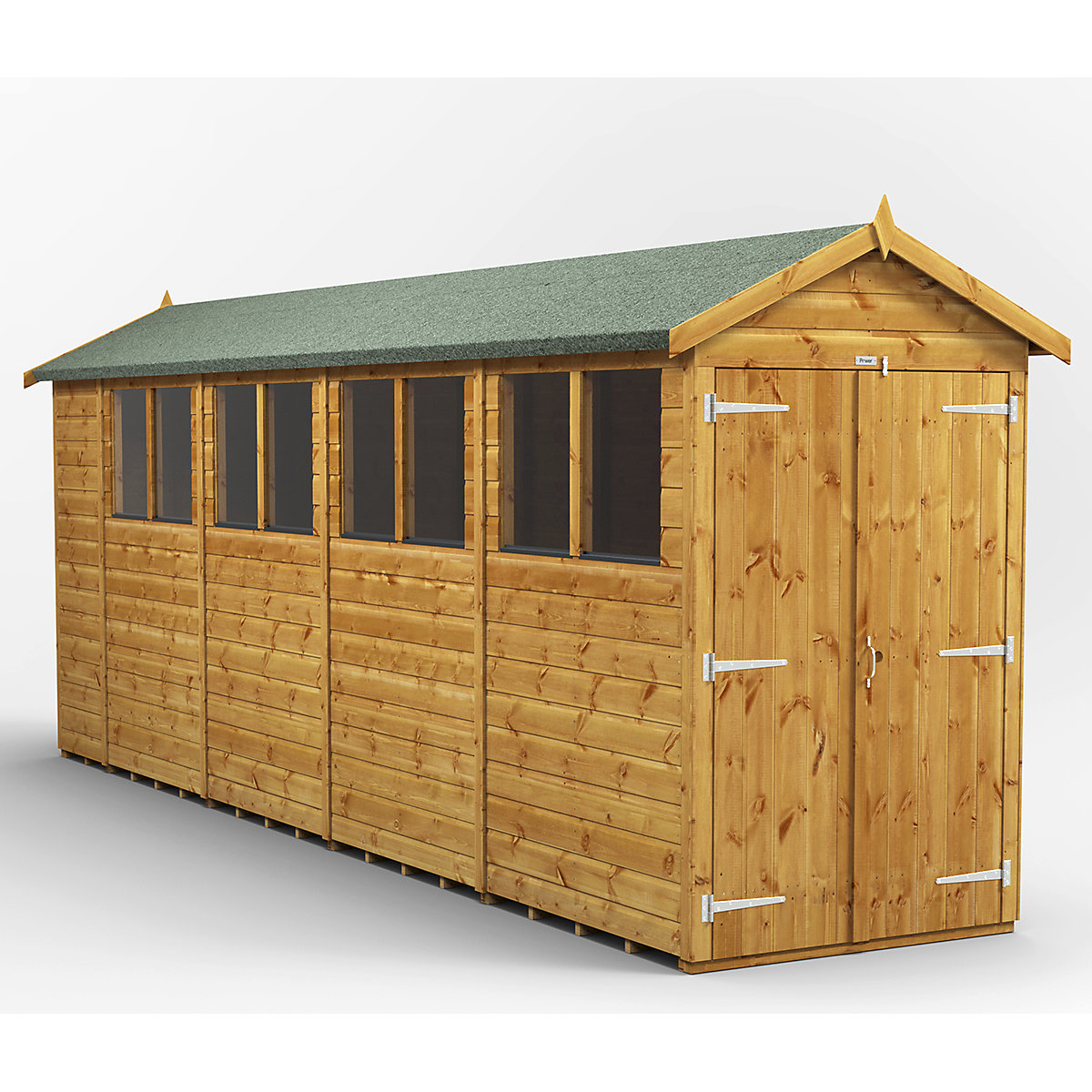 Power 4ft Wide Apex Garden Storage Sheds | Optional Windows